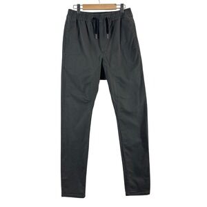 Zanerobe Men's Pants Gray Cotton Pockets Drawstring Logo Sure Shot Chino Size 29